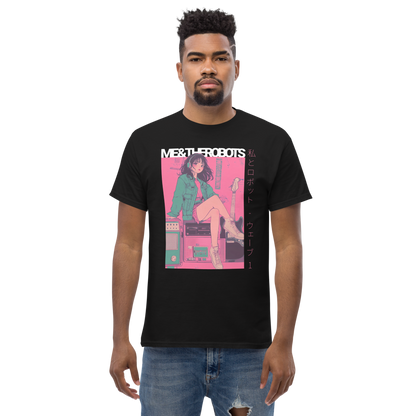 Neon Rock Anime - Unisex - Black - T-shirt