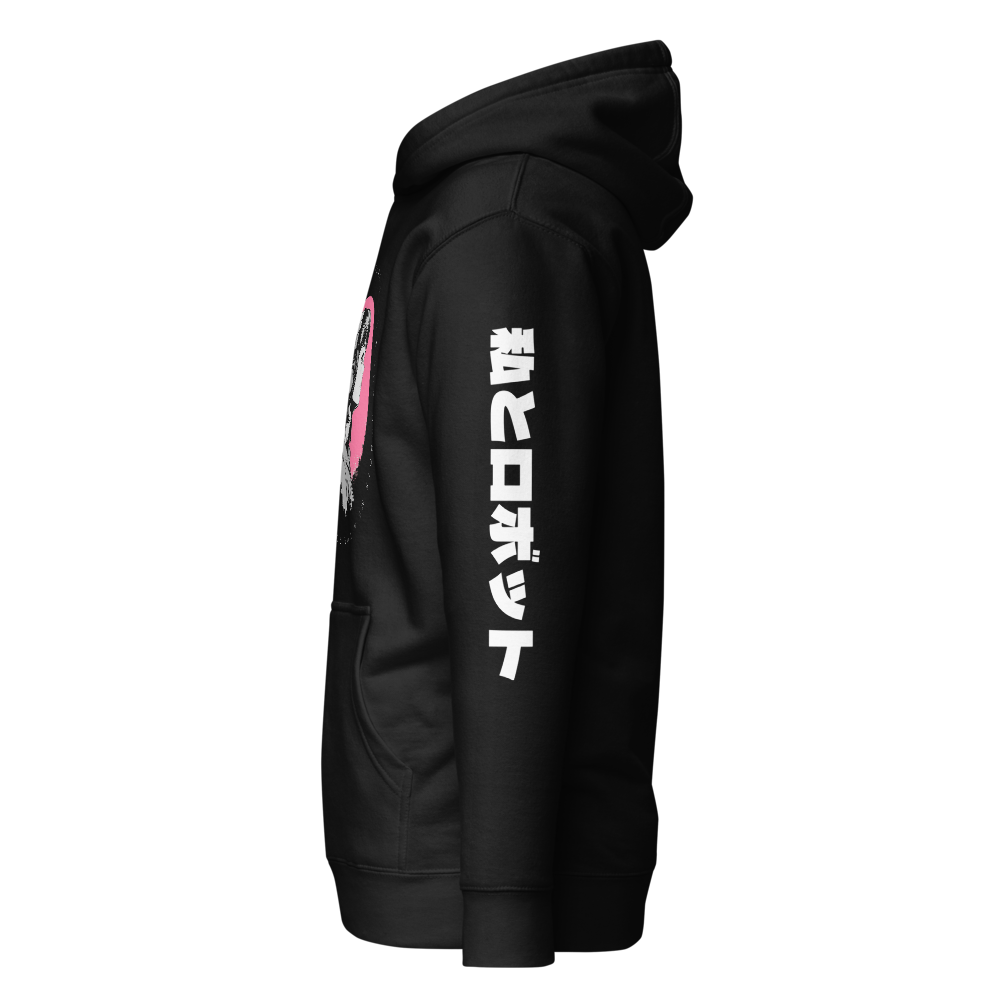 Anime Retro Neon - Unisex - Black - Premium Hoodie