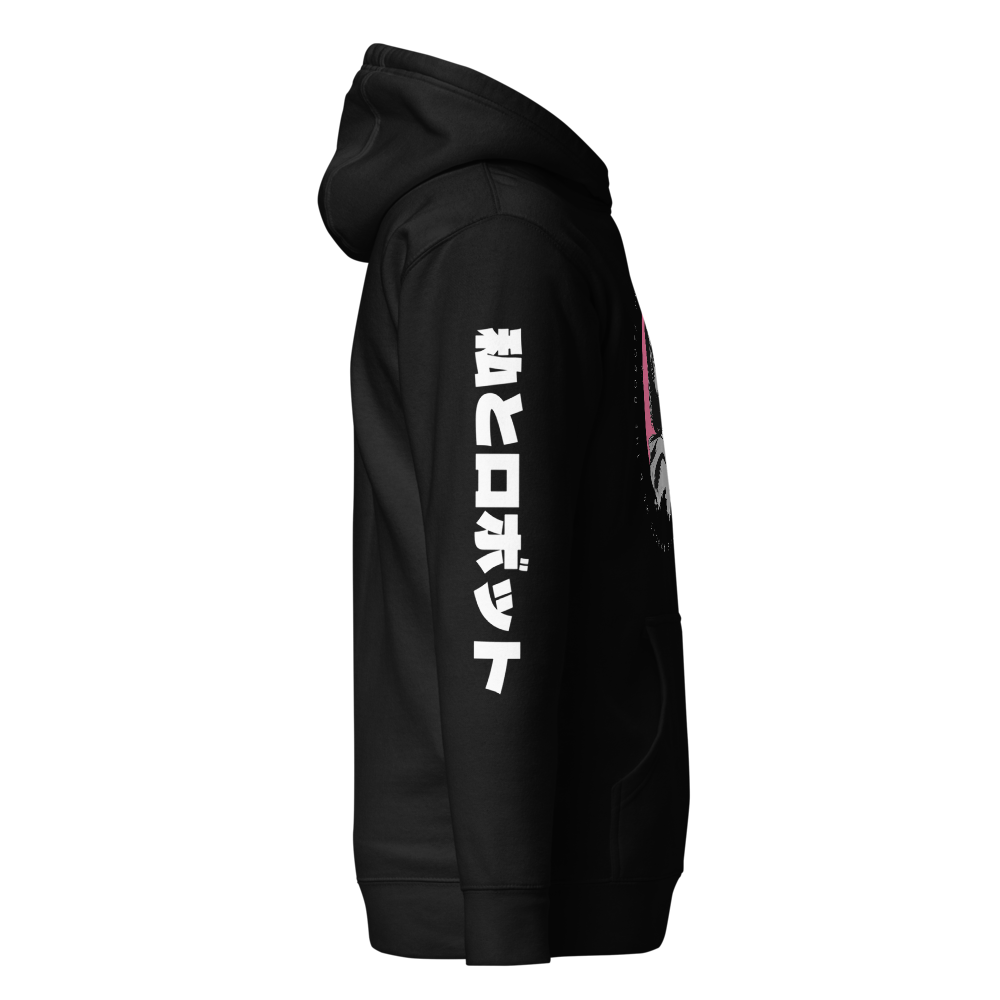 Anime Retro Neon - Unisex - Black - Premium Hoodie