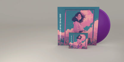 Wave 3 vinyl and CD bundle — purple vinyl and illustrated CD digipack packaging mock-up
