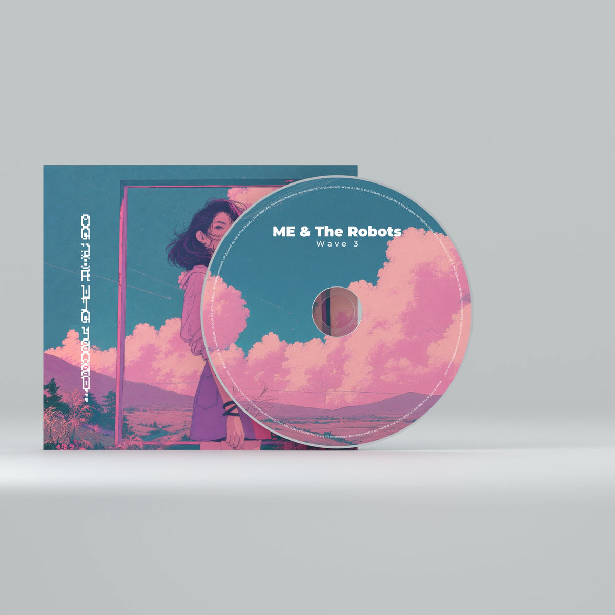 Wave 3 cd packaging — CD with clear hub and physical centre hole