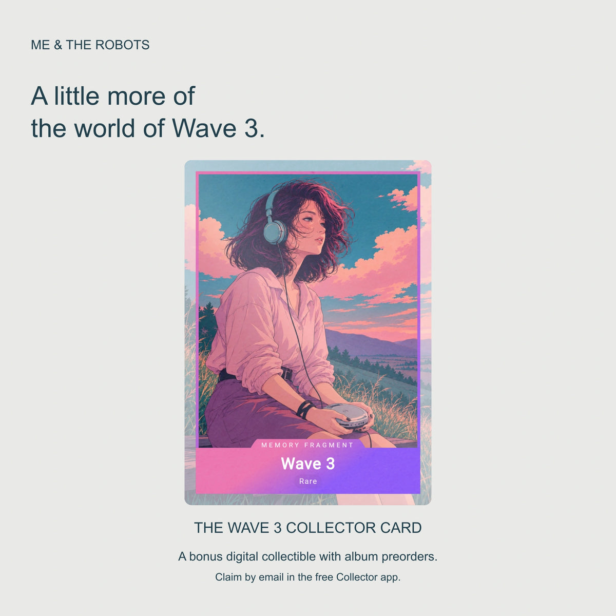 Wave 3 bonus digital Collector card — claim by email in the free Collector app
